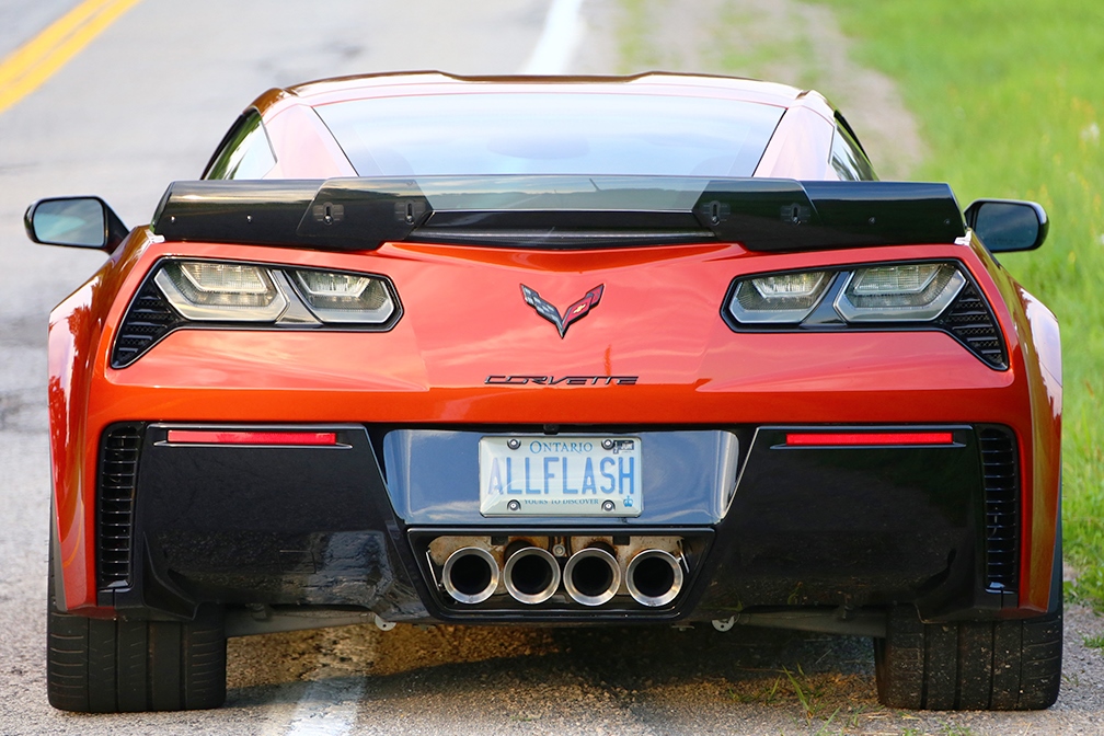 ALLFLASH Corvette C7 Z06 View from behind