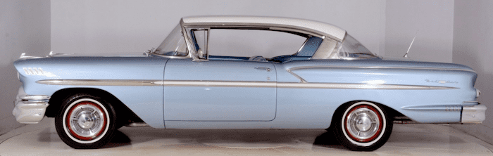 1958 Chevrolet hardtop coupe - for sale - left side.png