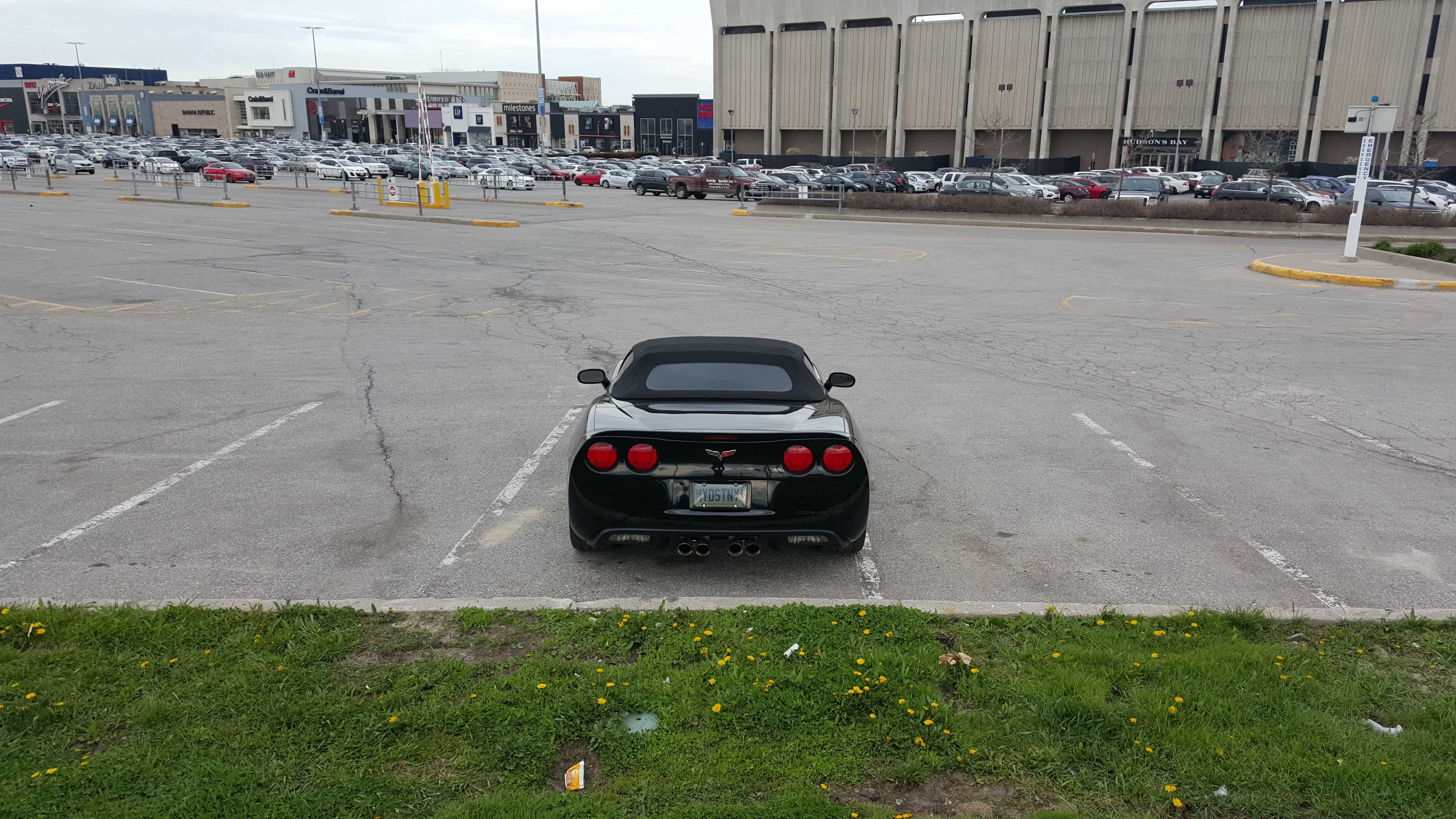 All alone at Yorkdale.
