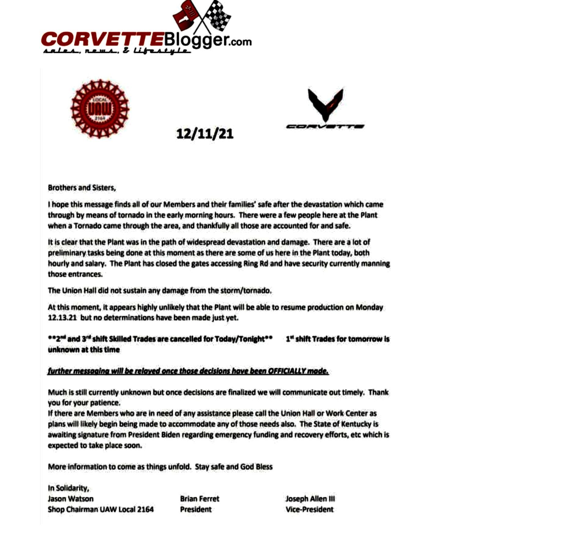 CorvetteBlogger tornado letter.jpeg