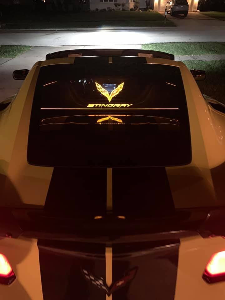 Stingray Coupe Windrestrictor with hatch down