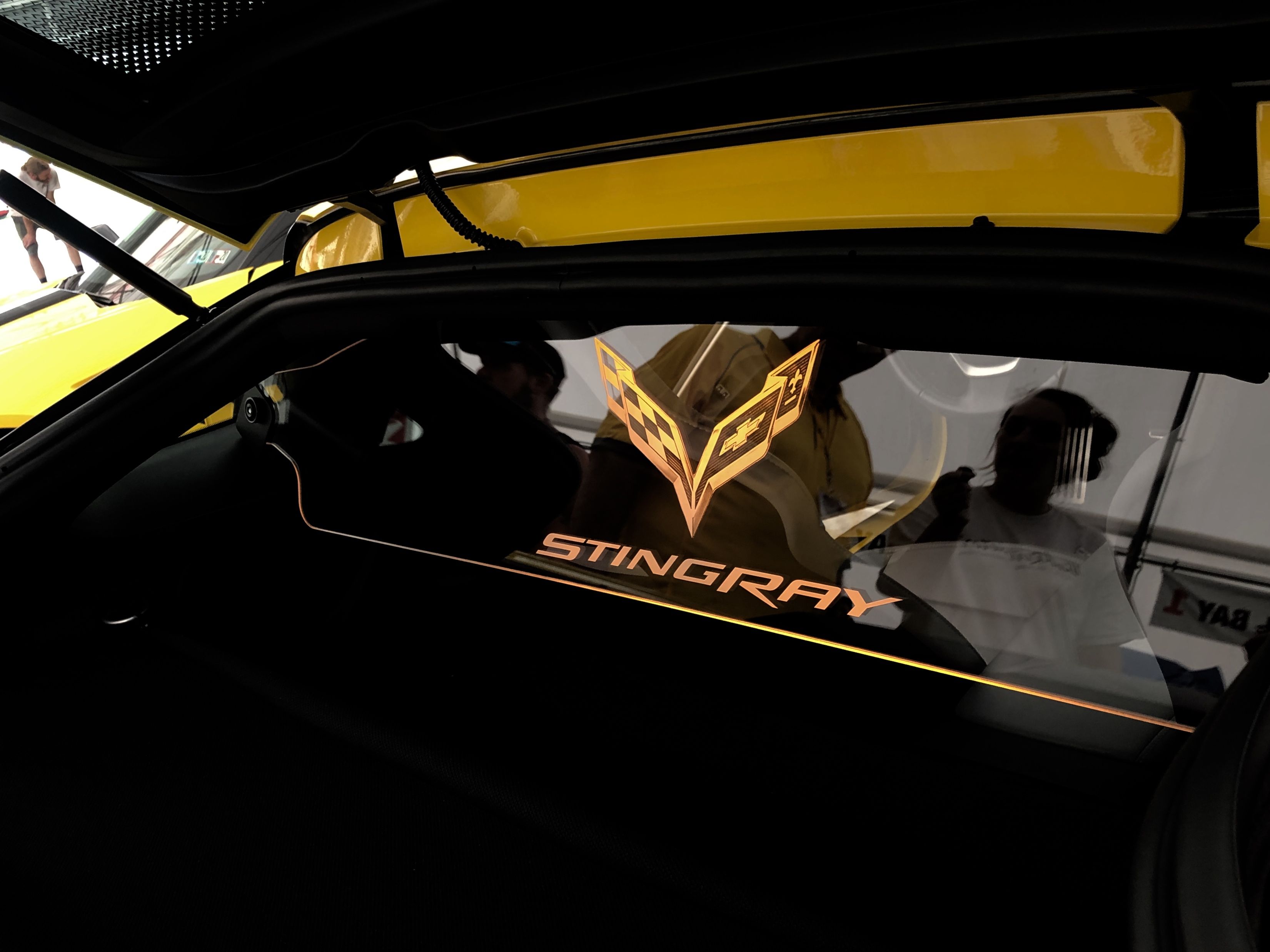 Yellow Amber Stingray Windrestrictor Coupe Targa Top